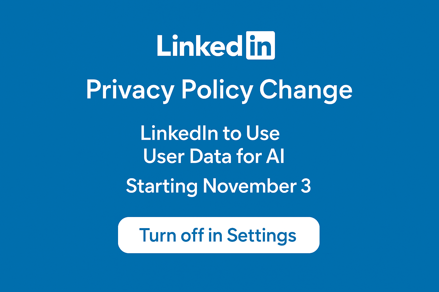 This social media platform will use people’s data starting November 3rd; turn off settings like this to stop it.